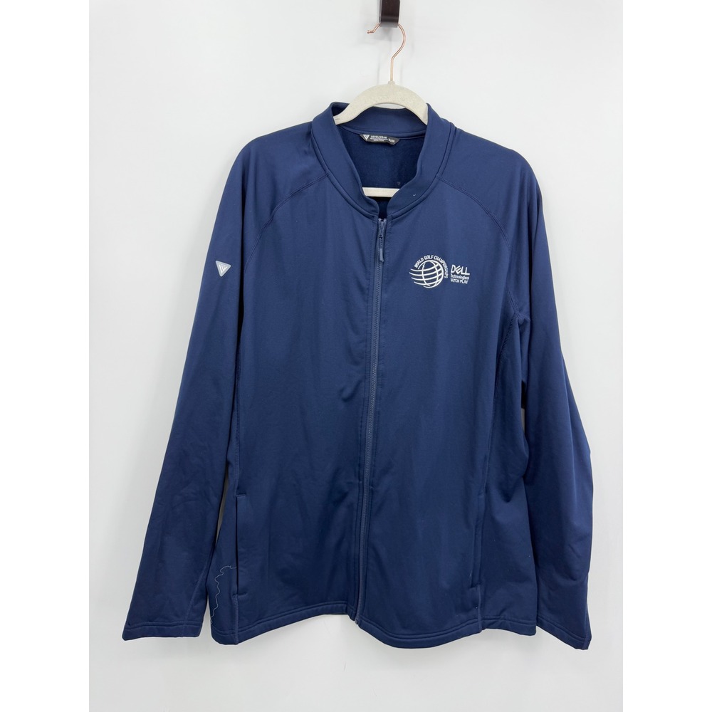 Levelwear Dell Technologies Match Play Jacket Mens 3XL Blue Full Zip‎ WGC Golf